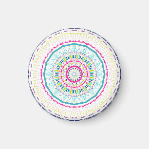 colourful mandala magnet