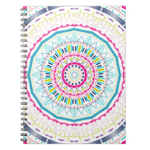 colourful mandala notebook