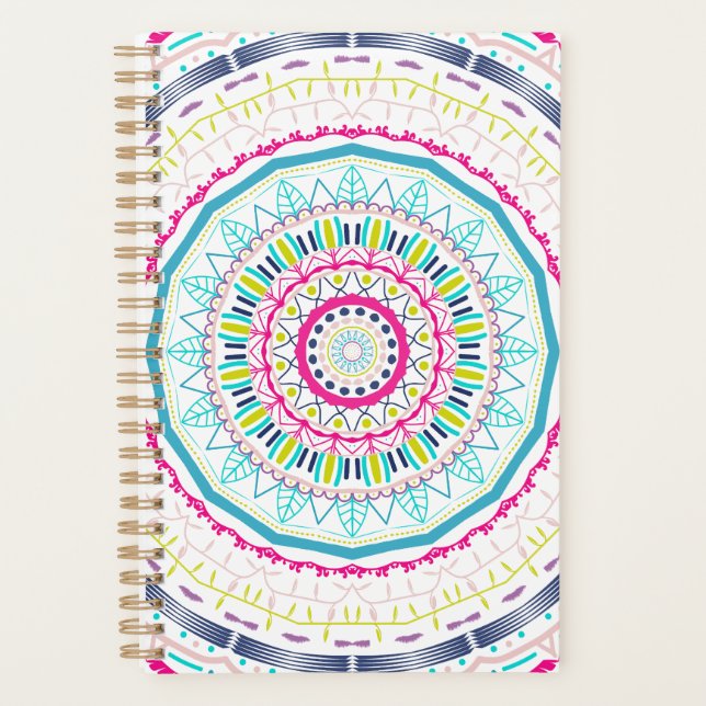 colourful mandala planner (Front)