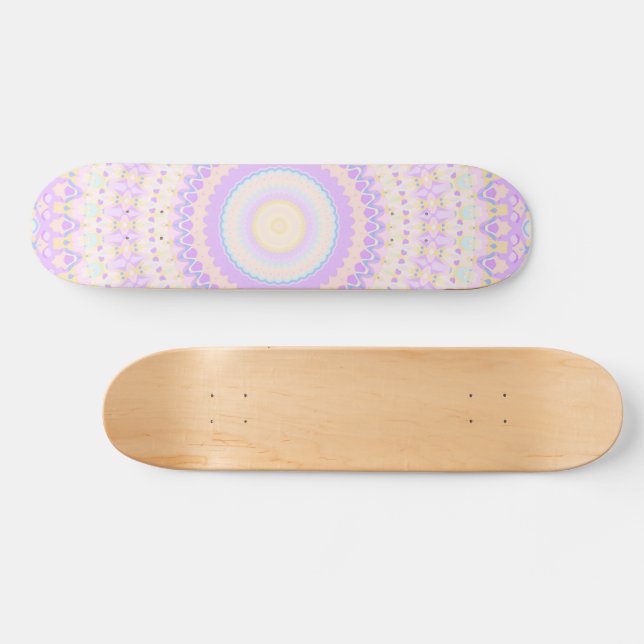 Colourful Mandala Skateboard (Horz)