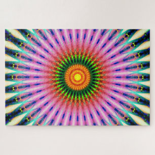 Colourful Mandala Tunnel Jigsaw Puzzle