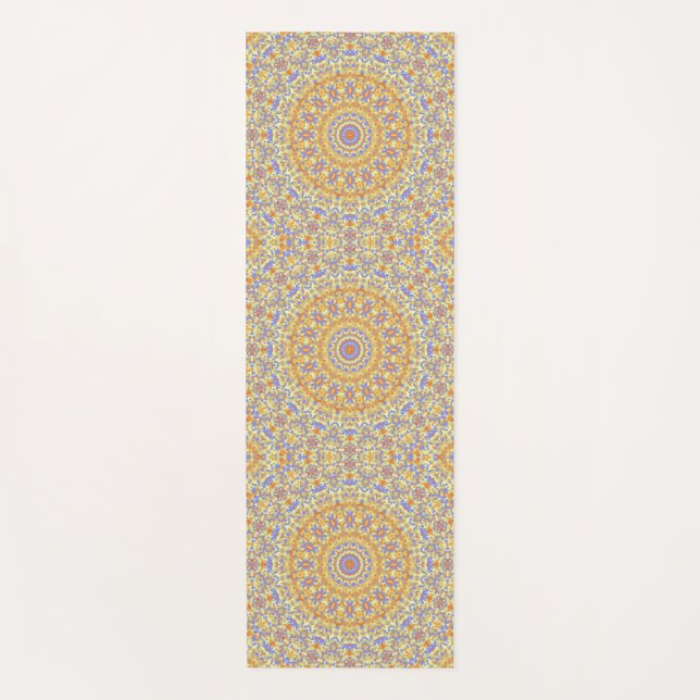 Colourful Mandala Yoga Mat (Front)