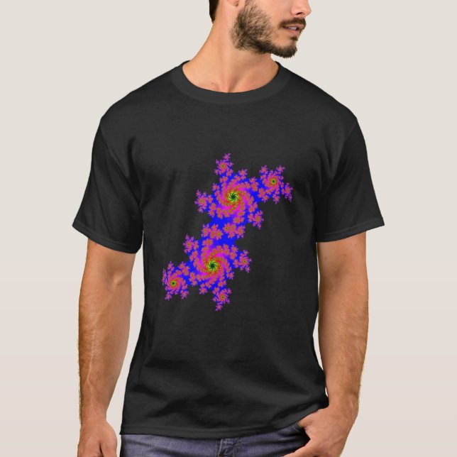 Colourful Mandelbrot Set - A Mathematical Masterpi T-Shirt (Front)