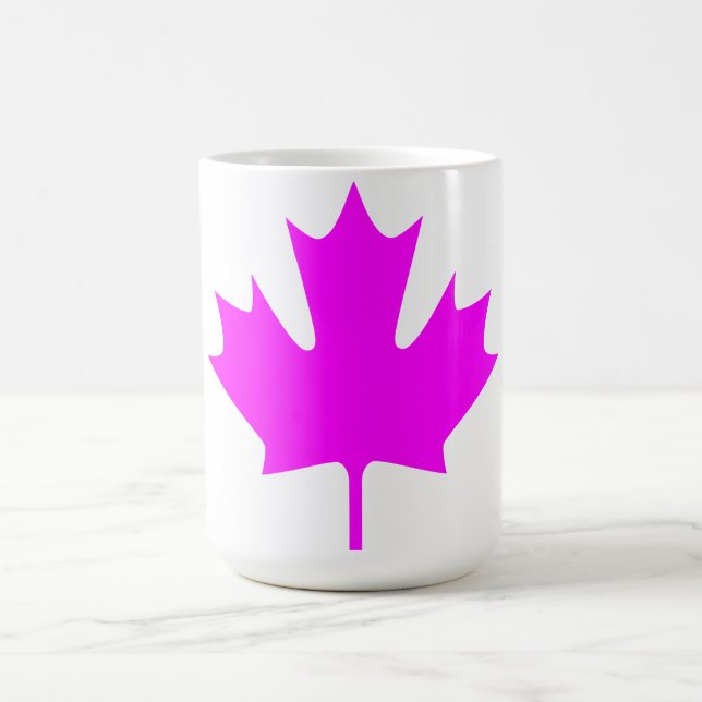 colourful maple leaf - mugs (Center)