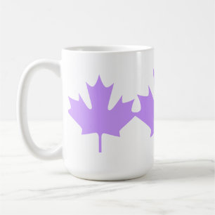 colourful maple leaf - mugs