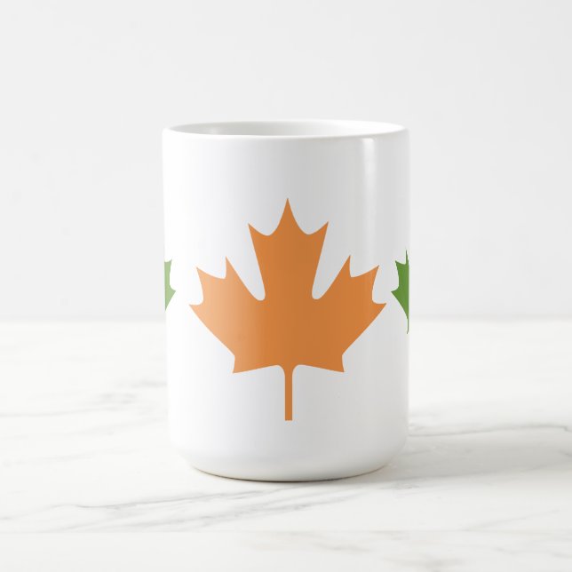 colourful maple leaves - mugs (Center)