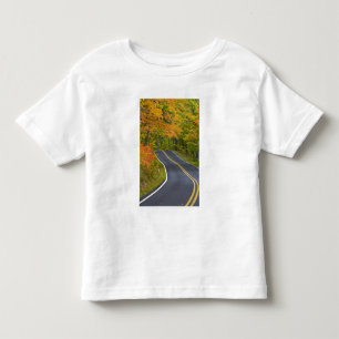 Colourful maple trees in autumn line scenic toddler T-Shirt