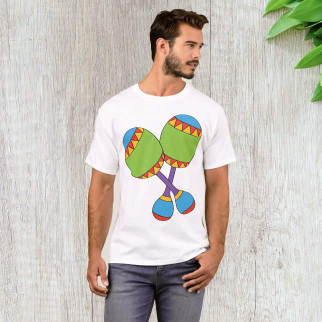 Colourful Maracas Mens T-Shirt (Creator Uploaded)
