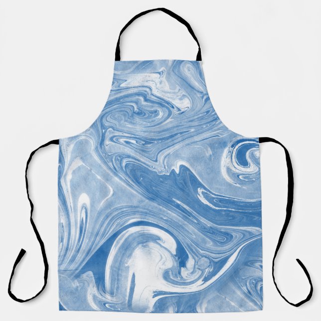 Colourful Marble Art Pattern. Apron (Front)