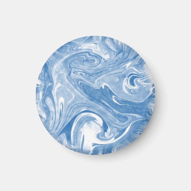 Colourful Marble Art Pattern. Magnet (Front)