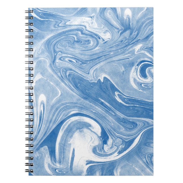 Colourful Marble Art Pattern. Notebook (Front)