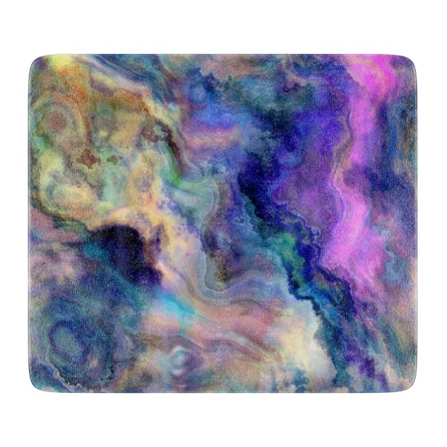 colourful marble cutting board (Front)