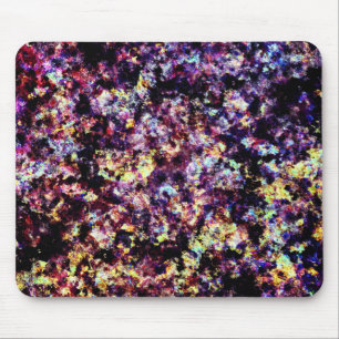 Colourful Marble Flakes Pattern Mouse Mat