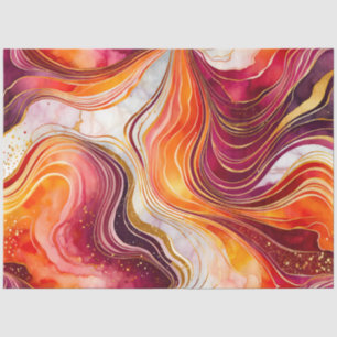 Colourful Marble Ink Art Tissue Paper
