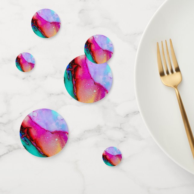 Colourful Marble Modern Abstract Confetti (Group)