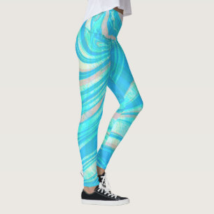 Colourful Marble Stone Leggings