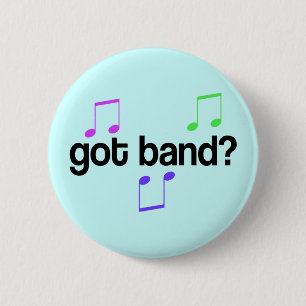 Colourful Marching Band Button