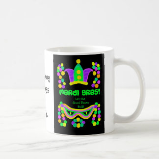 Colourful Mardi Gras Coffee Mug to Personalize