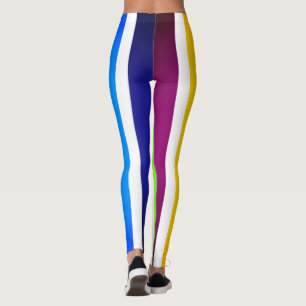 Colourful Mardi Gras Festive Leggings