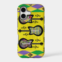 Colourful Mardi Gras Guitars
