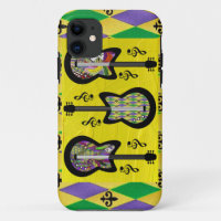 Colourful Mardi Gras Guitars