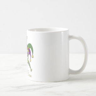 Colourful Mardi Gras Jesters Mask Coffee Mug