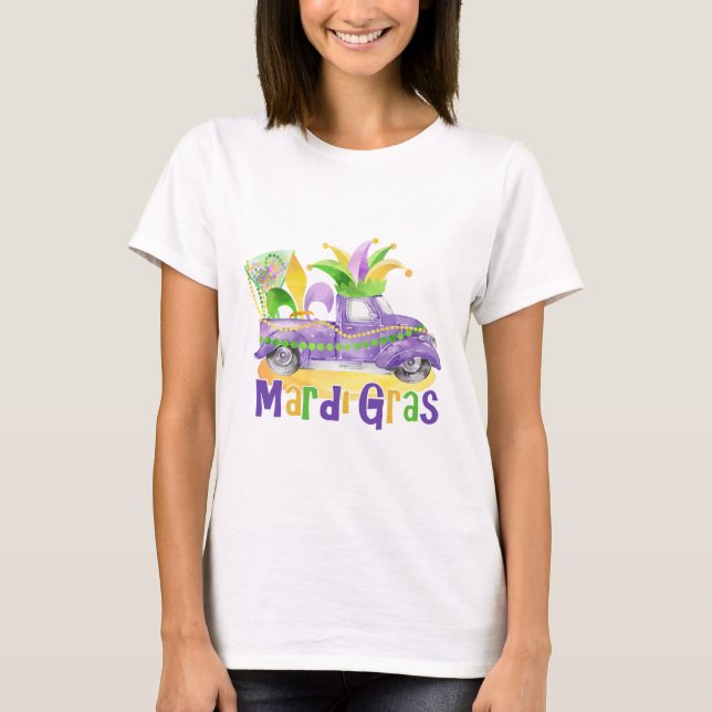 Colourful Mardi Gras t-Shirt (Front)