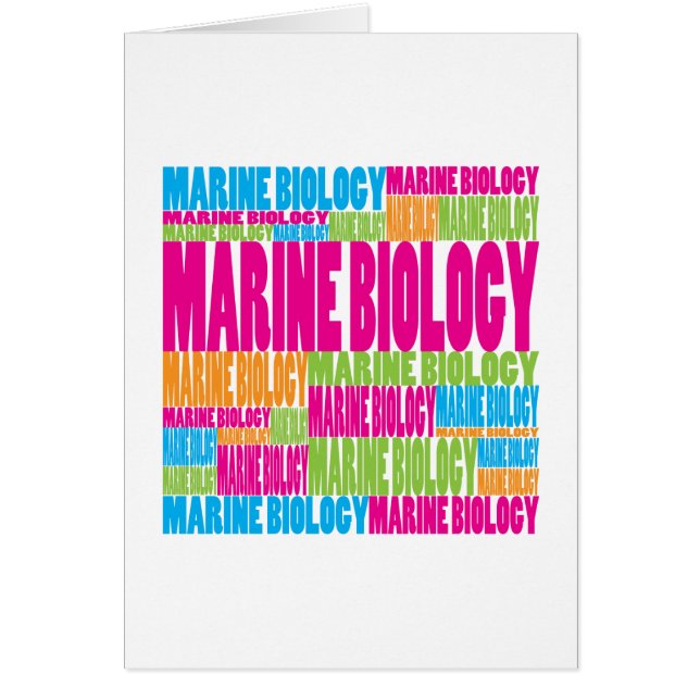 Colourful Marine Biology (Front)