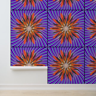 Colourful Mathematical Mandala Art design Wallpaper