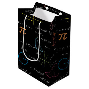 Colourful Mathematics Equations Math Formulas Medium Gift Bag