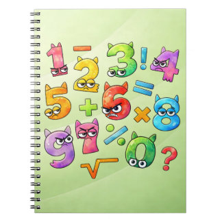 Colourful Maths Numbers Notebook for Primary Schoo