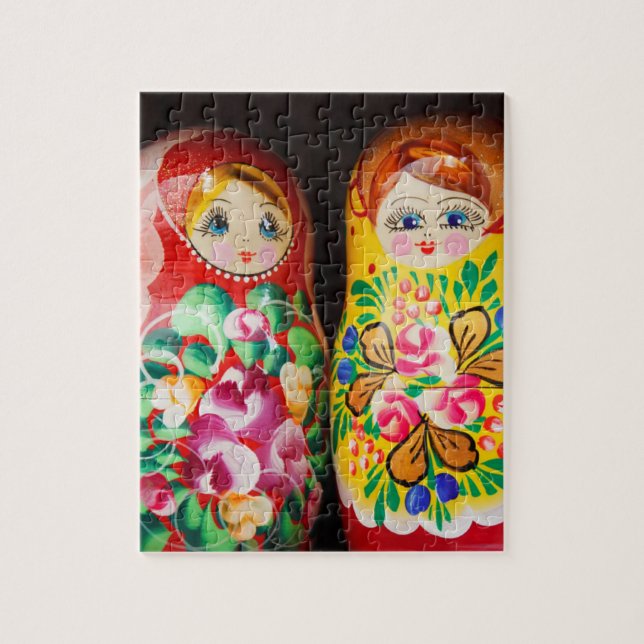 Colourful Matryoshka Dolls Jigsaw Puzzle (Vertical)