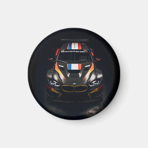 Colourful Matte Race Car Magnet - Premium Quality