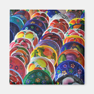 Colourful Mayan Mexican Bowls Magnet