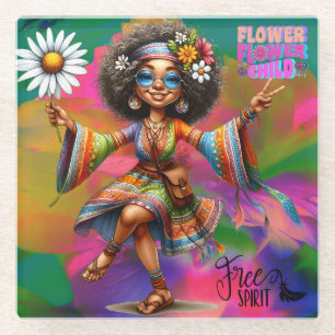 Colourful-Me Hippie Chic Flower Coaster