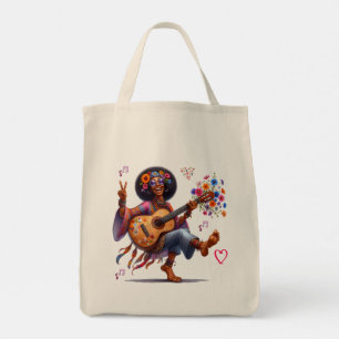 Colourful-Me Hippie Chic LOVE Tote Bag