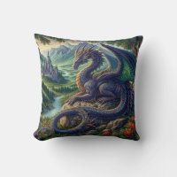 Colourful, Mediaeval Dragon castle