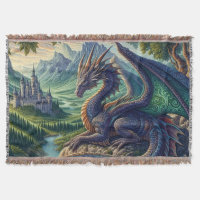 Colourful, Mediaeval Dragon castle