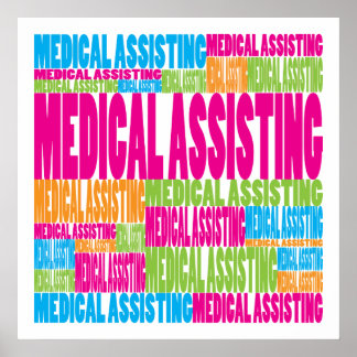 Colourful Medical Assisting Poster
