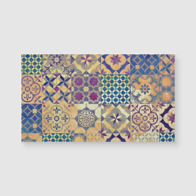 Colourful Mediterranean & Aegean traditional tiles (Front)