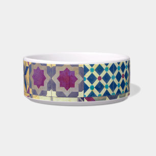 Colourful Mediterranean & Aegean traditional tiles Bowl
