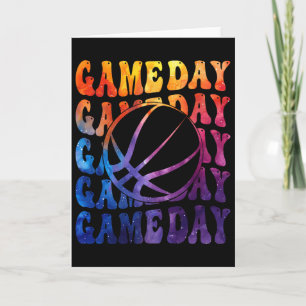 Colourful Men Women Kids Funny Team Sport Game Day Card