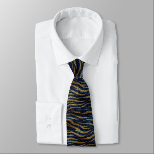 Colourful Mens Fashion Tiger Tie