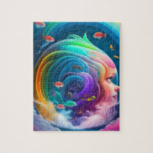 Colourful Mermaid Jigsaw Puzzle