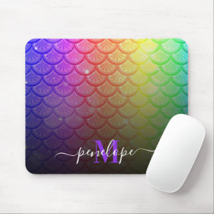 Colourful Mermaid Mouse Mat