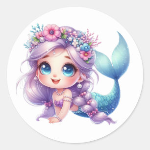 Colourful Mermaid Stickers