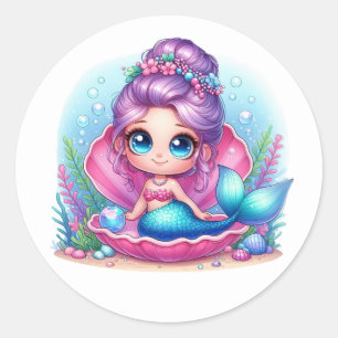 Colourful Mermaid Stickers