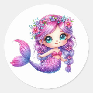 Colourful Mermaid Stickers