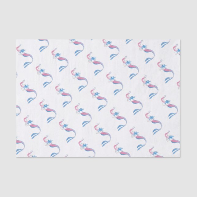 Colourful Mermaid Tissue Paper (Front)