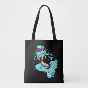 Colourful Mermaid Tote Bag